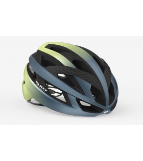 Каска Rudy Project Rebel Blue Avio/Apple Green Metal Matte