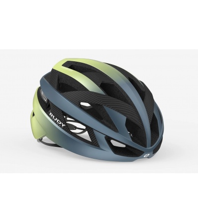 Helmet Rudy Project Rebel Blue Avio/Apple Green Metal Matte