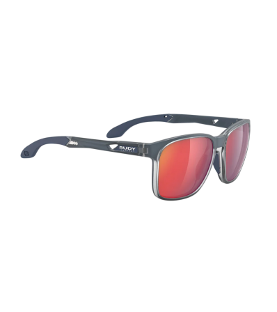 Rudy Sunglasses Lightflow A Ice Blue Metal Matte- Multilaser Red